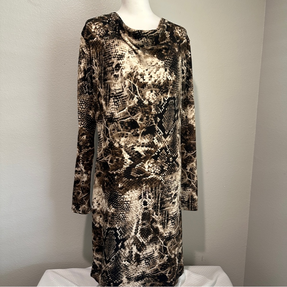 Double D Ranch Exotic Python Snakeskin Velvety Tu… - image 1